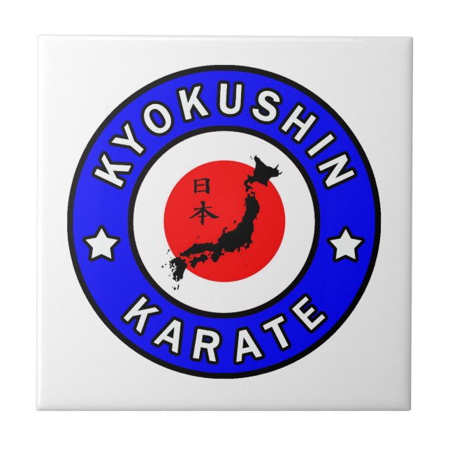 Azulejo De Cerâmica Kyokushin Karate (Frente)