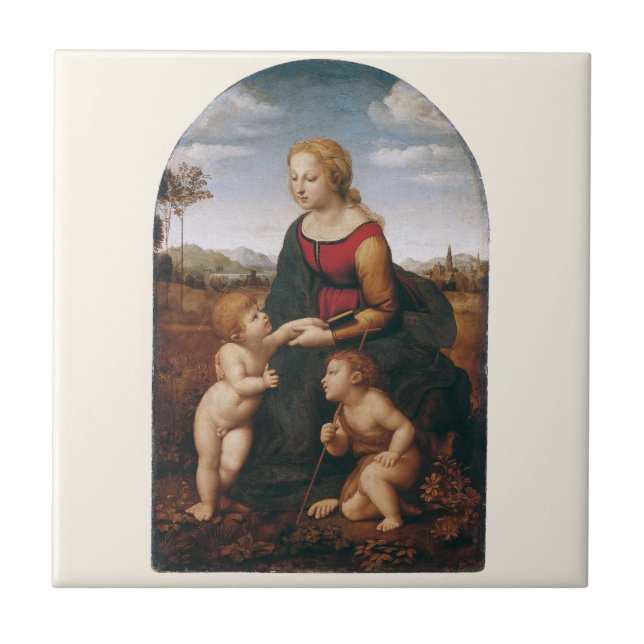 Azulejo De Cerâmica La Belle Jardinière por Rapahel (Frente)