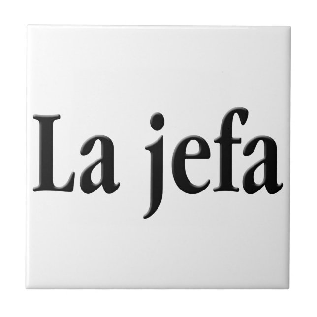 Azulejo De Cerâmica La jefa (Frente)