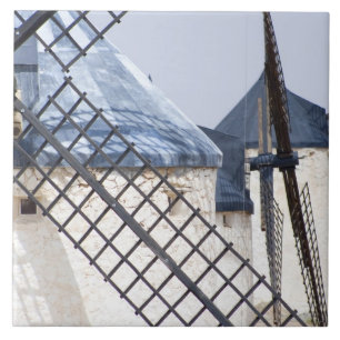 Azulejo De Cerâmica La Mancha, Espanha. Don Quixote, famosamente incli