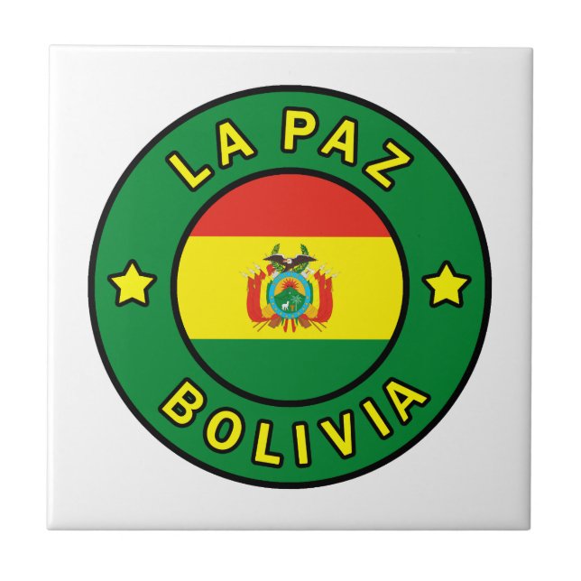 Azulejo De Cerâmica La Paz Bolívia (Frente)