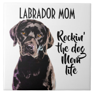 Azulejo De Cerâmica Labrador Mãe Azulejo Cerâmica