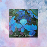 Azulejo De Cerâmica Lacecap Hydrangea Floral<br><div class="desc">Torne sua casa mais clara com esse bonito azulejo cerâmico com a imagem fotográfica de uma bela sombra de Lacecap Hydrangea azul. Um design floral adorável! Selecione o tamanho do seu azulejo. Faz uma trivet de cozinha excelente!</div>