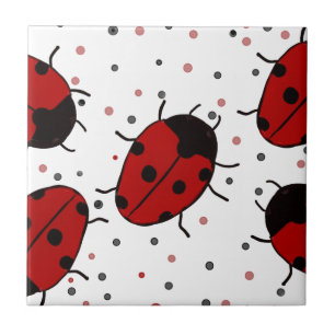 Azulejo De Cerâmica Ladybug