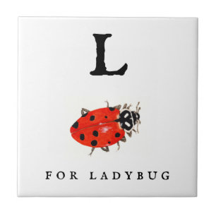 Azulejo De Cerâmica Ladybug