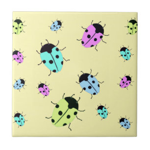 AZULEJO DE CERÂMICA  LADYBUGS