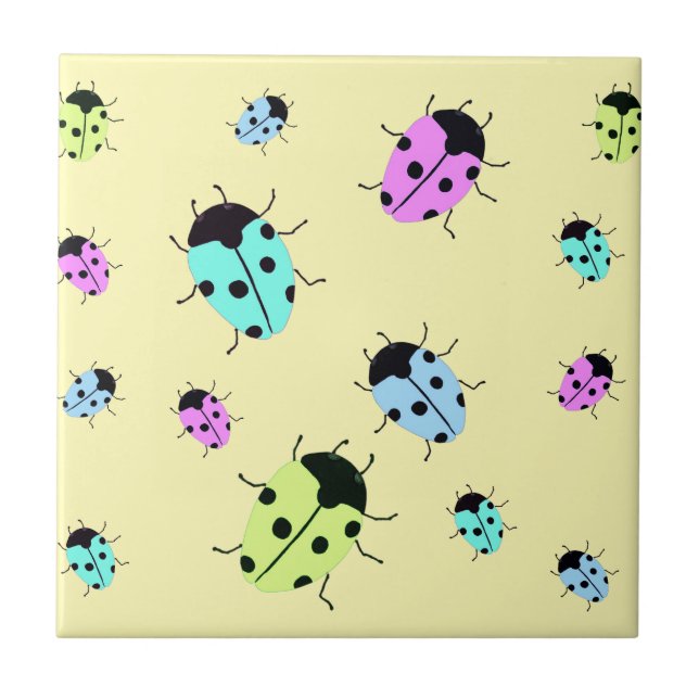AZULEJO DE CERÂMICA  LADYBUGS (Frente)