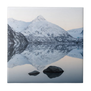 Azulejo De Cerâmica lago de portagem reflexivo
