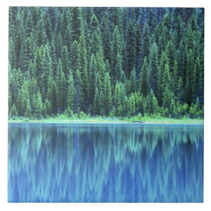 Azulejo De Cerâmica Lago Esmeralda, Yoho NP, BC, Canadá