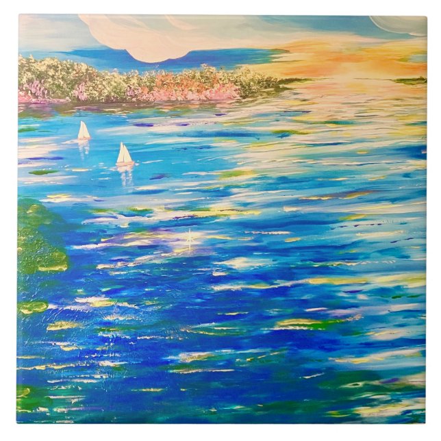 Azulejo De Cerâmica Lago Índio (Frente)