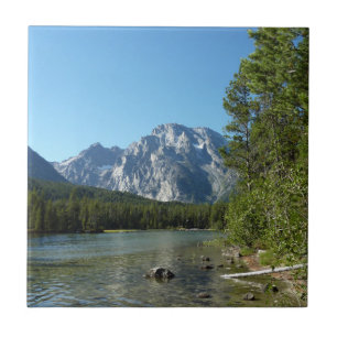 Azulejo De Cerâmica Lago Leigh no Parque Nacional Grand Teton