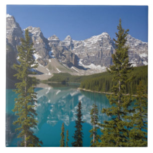 Azulejo De Cerâmica Lago Moraine, Rochas Canadenses, Alberta, Canadá 2