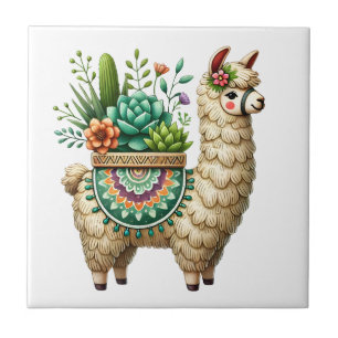 Azulejo De Cerâmica Lama e plantas
