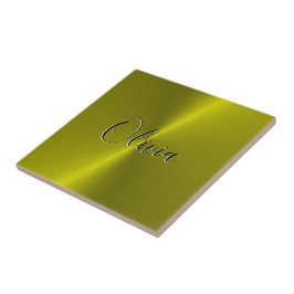 Azulejo De Cerâmica Lâmpada fina amarela