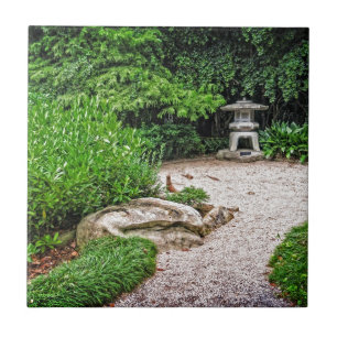 Azulejo De Cerâmica Lanterna de pedra japonesa