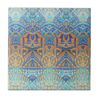 Azulejo De Cerâmica Laranja azul-azul-turquesa multicolorido marroquin