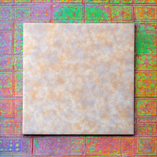 Azulejo De Cerâmica Laranja Elegante e Forma Marmosa Roxa Moderna