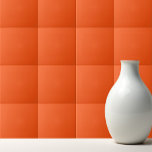 Azulejo De Cerâmica Laranja neon sólida<br><div class="desc">Design cor sólida de neon laranja.</div>