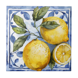 Azulejo De Cerâmica Laranja Portuguesa Mediterrâneo