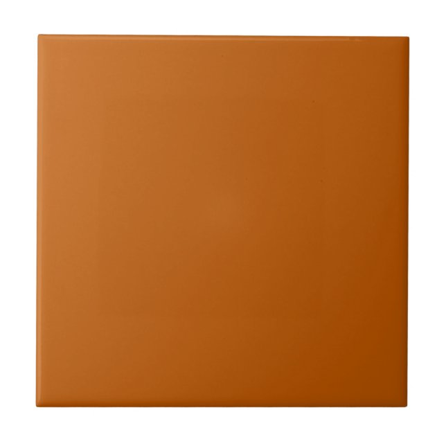 Azulejo De Cerâmica Laranja Queimada (Frente)