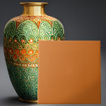 Azulejo De Cerâmica Laranja Sólido Coordenador<br><div class="desc">Este azulejo cor de laranja comum quente é totalmente personalizável e torna um fundo atraente para o seu texto e imagens.</div>