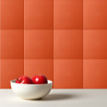 Azulejo De Cerâmica Laranja sórbida<br><div class="desc">Design de laranja sórbido.</div>