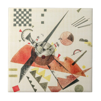 Azulejo De Cerâmica Laranja - Wassily Kandinsky Arte Moderna