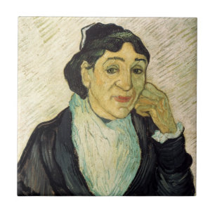 Azulejo De Cerâmica L'Arlesienne (Madame Ginoux) por Vincent van Gogh