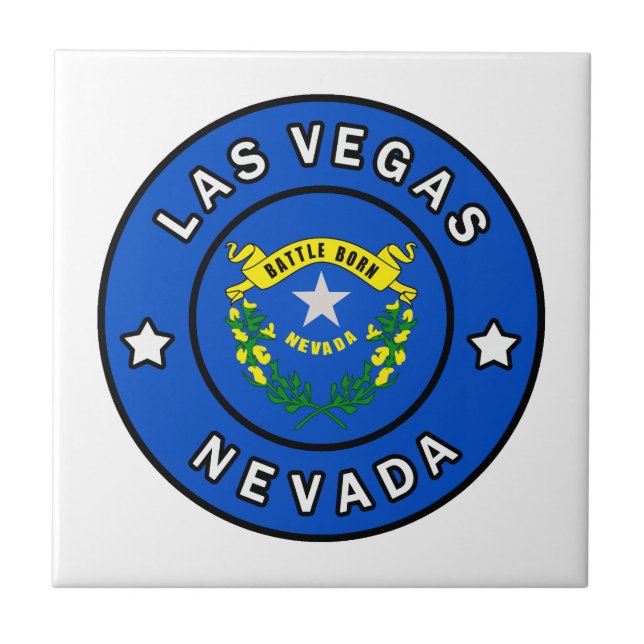 Azulejo De Cerâmica Las Vegas Nevada (Frente)