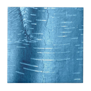 Azulejo De Cerâmica Latido de árvore azul