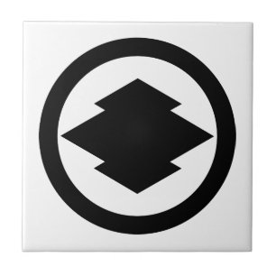 Azulejo De Cerâmica Latido de pínus hombico em círculo