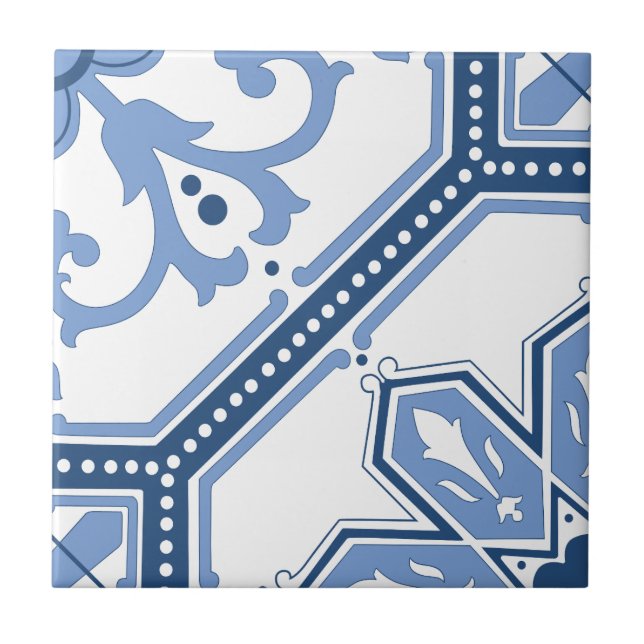 Azulejo De Cerâmica Lattice Bloom (Frente)