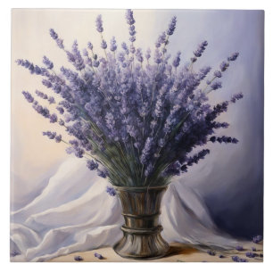 Azulejo De Cerâmica Lavanda Arte clássica