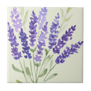 Azulejo De Cerâmica Lavanda de Decoração do País Francês