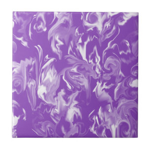 Azulejo De Cerâmica lavanda e branco - t
