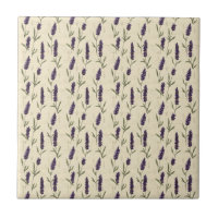 Lavanda Roxo Bege Botânico Floral Cozinha