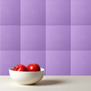 Azulejo De Cerâmica Lavanda sólida brilhante