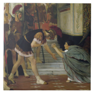 Azulejo De Cerâmica Lawrence Alma-Tadema - Proclamando Claudius