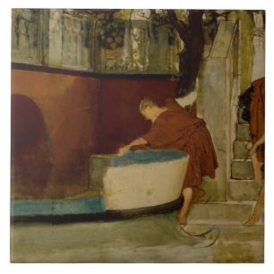 Azulejo De Cerâmica Lawrence Alma-Tadema -The Embarkation On The Barge