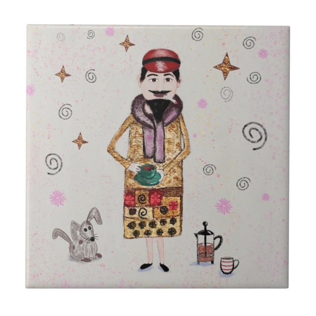 Azulejo De Cerâmica Le Cafe Ceramic Tile (Frente)