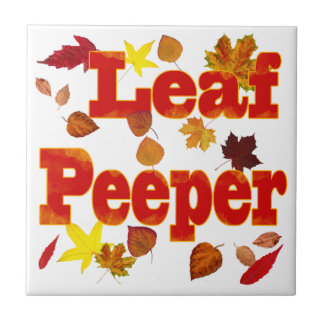 Azulejo De Cerâmica Leaf Peeper