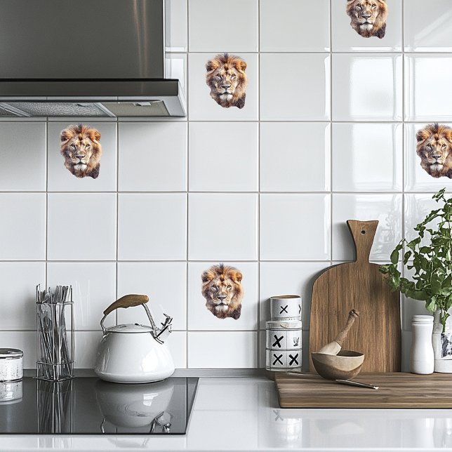 Azulejo De Cerâmica Leão (Criador carregado)