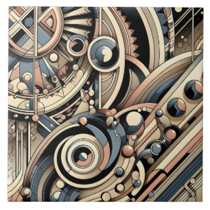 Azulejo De Cerâmica Legal amantes de padrões de abstrato
