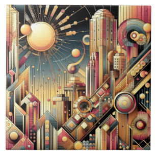 Azulejo De Cerâmica Legal amantes de padrões de abstrato