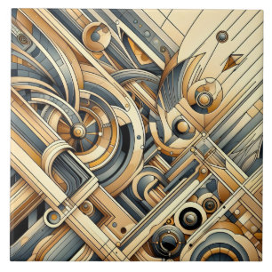 Azulejo De Cerâmica Legal amantes de padrões de abstrato