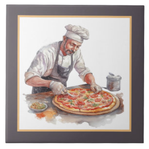 Azulejo De Cerâmica Legal fazer pizza caseira artesanal