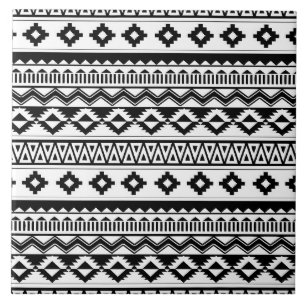 Azulejo De Cerâmica legal padrão branco-aztec