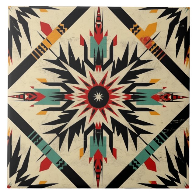 Azulejo De Cerâmica Legal padrão da Índia Ocidental (Frente)