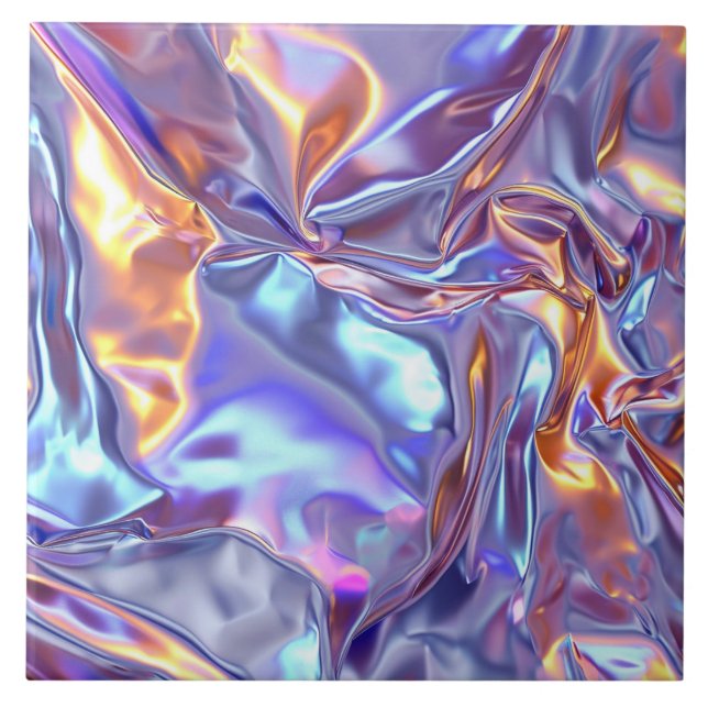 Azulejo De Cerâmica Legal padrão de folhas falsas (Frente)