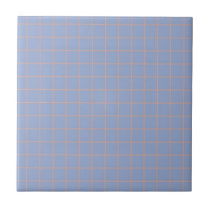 Azulejo De Cerâmica Legal púrpura e cor-de-rosa, com verificação retro
